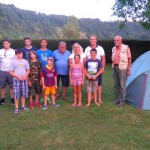 Teilnehmer Zeltlager 2015 mit Betreuer und Zelt B